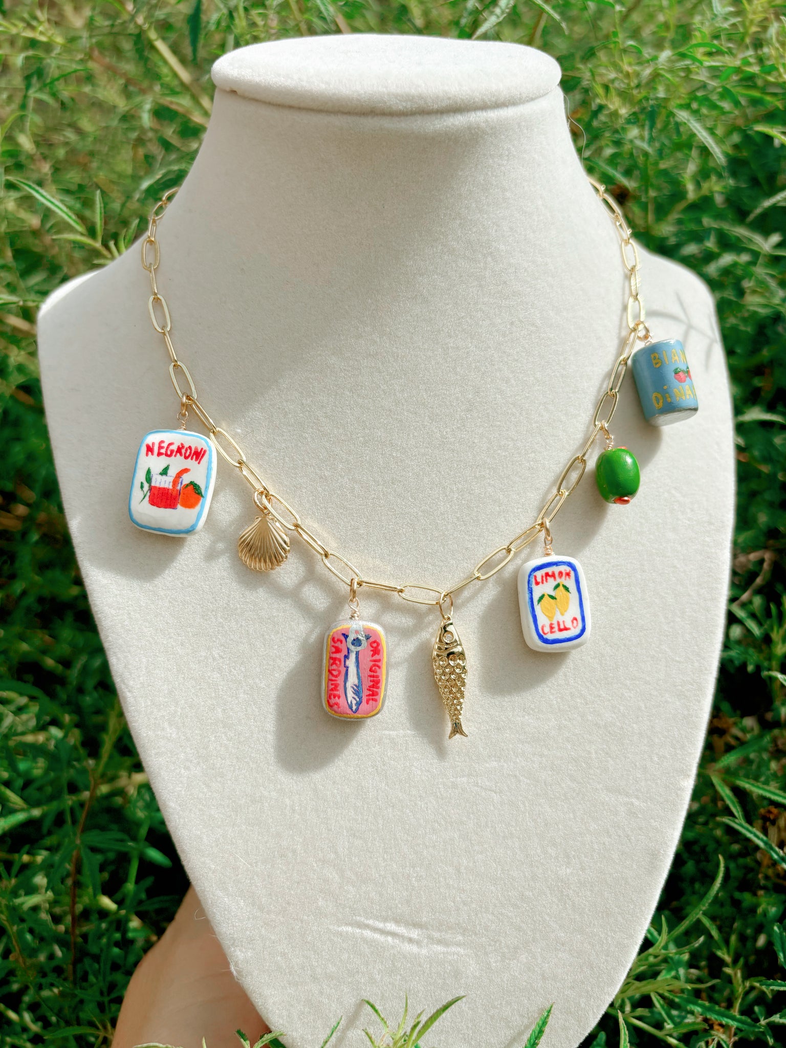 Italian Vacation Charm Necklace