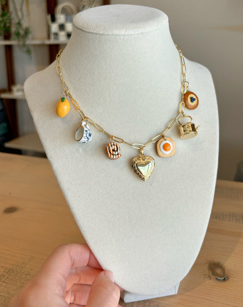 The Breakfast Charm Necklace