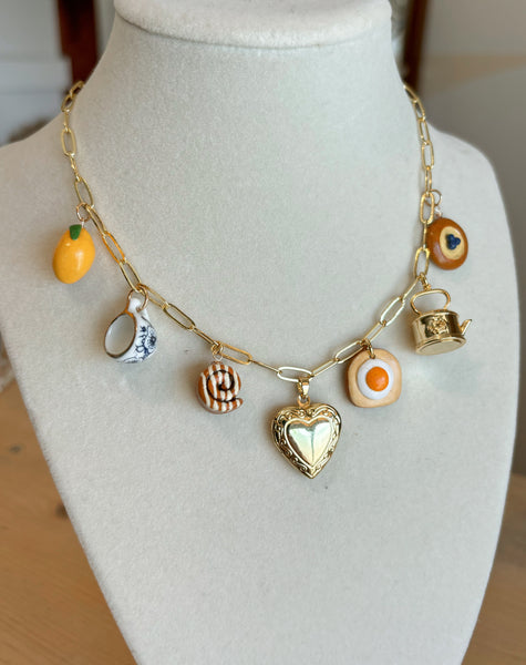 The Breakfast Charm Necklace