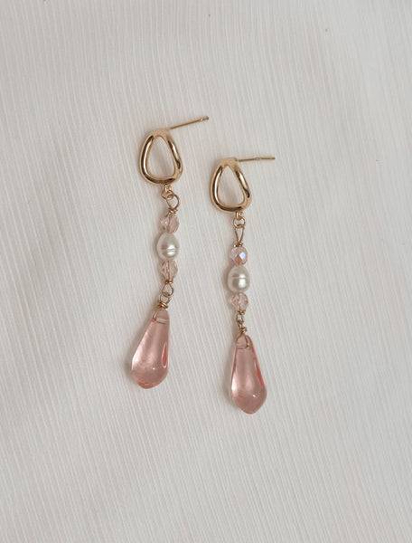 Pink Glass Drops